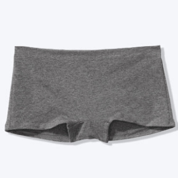 PINK Victoria's Secret Other - Victoria’s Secret VS PINK Cotton Shortie Boyshort - Dark Grey